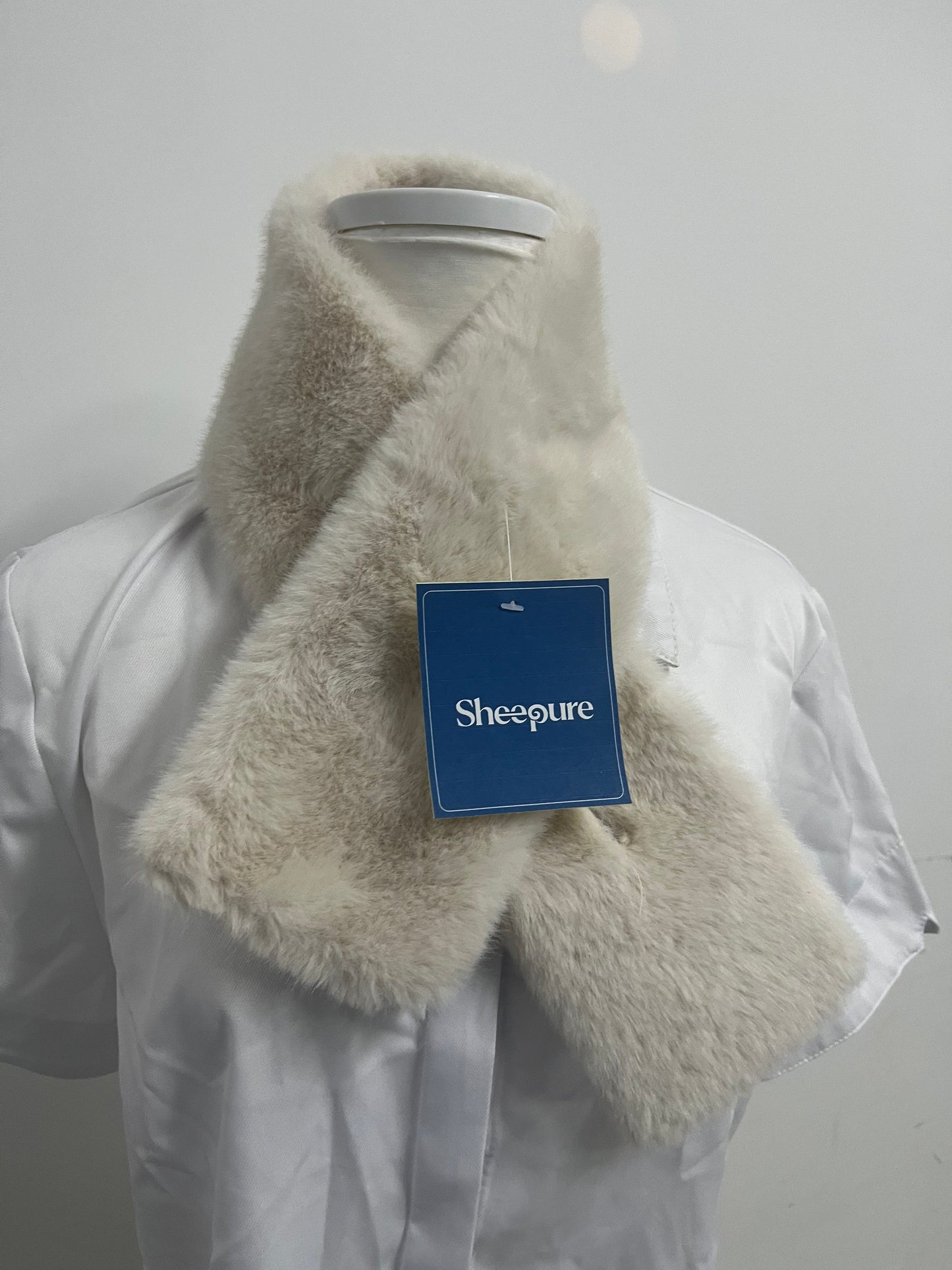 [Sheepure Scarfs]——Sheepure Faux Rabbit Fur Scarf - Soft & Skin-Friendly Winter Neck Warmer