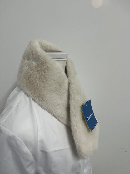 [Sheepure Scarfs]——Sheepure Faux Rabbit Fur Scarf - Soft & Skin-Friendly Winter Neck Warmer