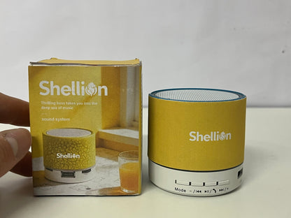 [Shellion Loudspeakers]——Portable Bluetooth Speaker - Mini Heavy Bass Desktop Audio