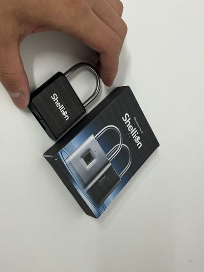 [Shellion Electric locks]——Smart Fingerprint Padlock - Waterproof & Rustproof Electronic Lock