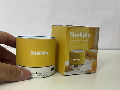 [Shellion Loudspeakers]——Portable Bluetooth Speaker - Mini Heavy Bass Desktop Audio