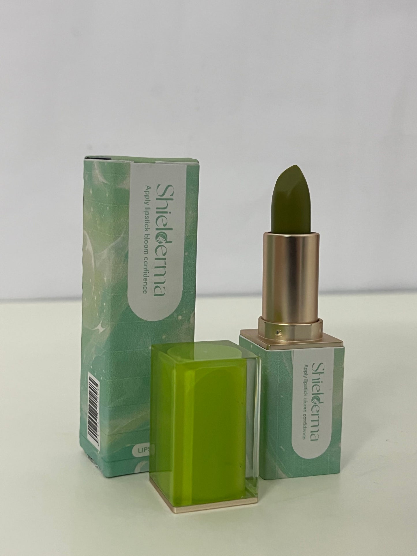 [Shielderma Lipsticks]-Green Grape Temperature-Activated Tinted Lipstick - Hydrating Color-Changing Lip Balm