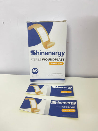 Shinenergy Stretch Sterile Adhesive Bandages: Reliable Protection for Daily Wounds