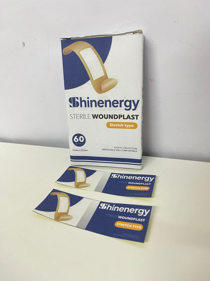 Shinenergy Stretch Sterile Adhesive Bandages: Reliable Protection for Daily Wounds