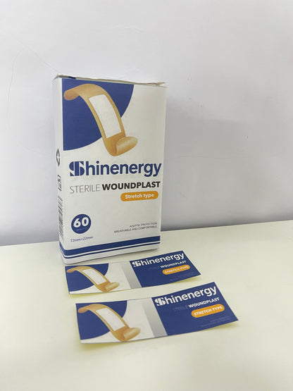 Shinenergy Stretch Sterile Adhesive Bandages: Reliable Protection for Daily Wounds
