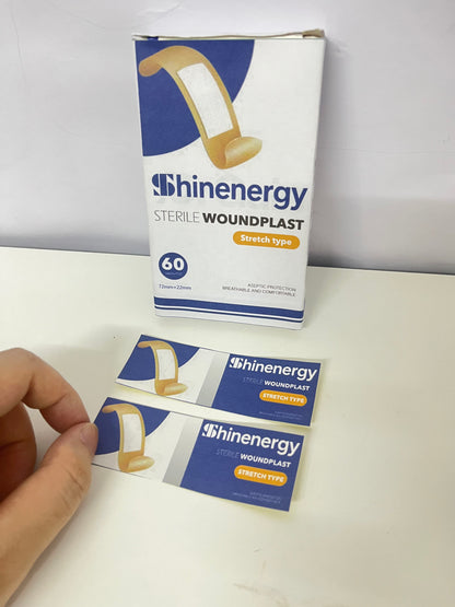 Shinenergy Stretch Sterile Adhesive Bandages: Reliable Protection for Daily Wounds