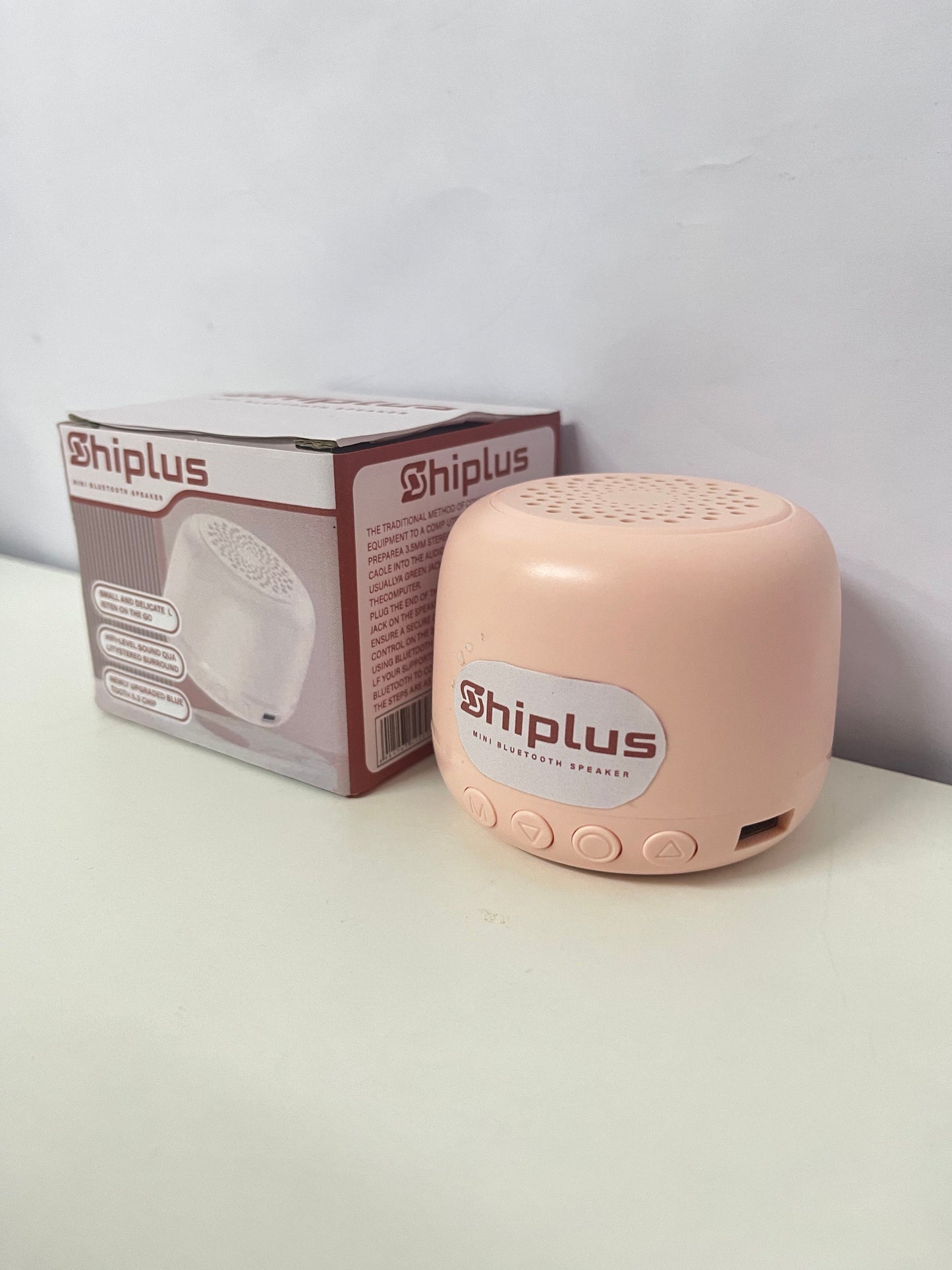 Shiplus Boom boxes Mini Bluetooth Speaker Compact & Powerful HD Sound A Portable Companion for Mobile Music
