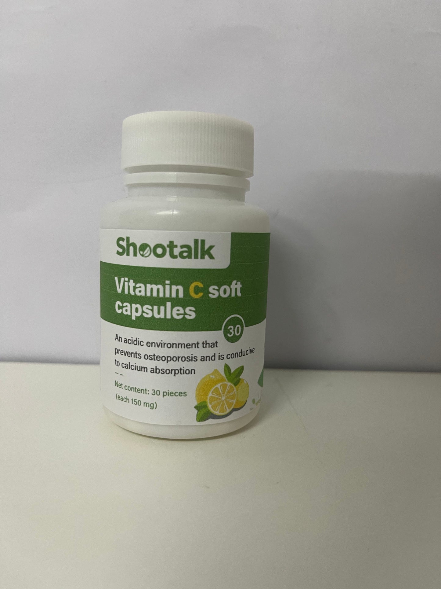 [Shootalk Vitamins]——Shootalk Vitamin C Softgels, 30 Count, Daily Immune Support