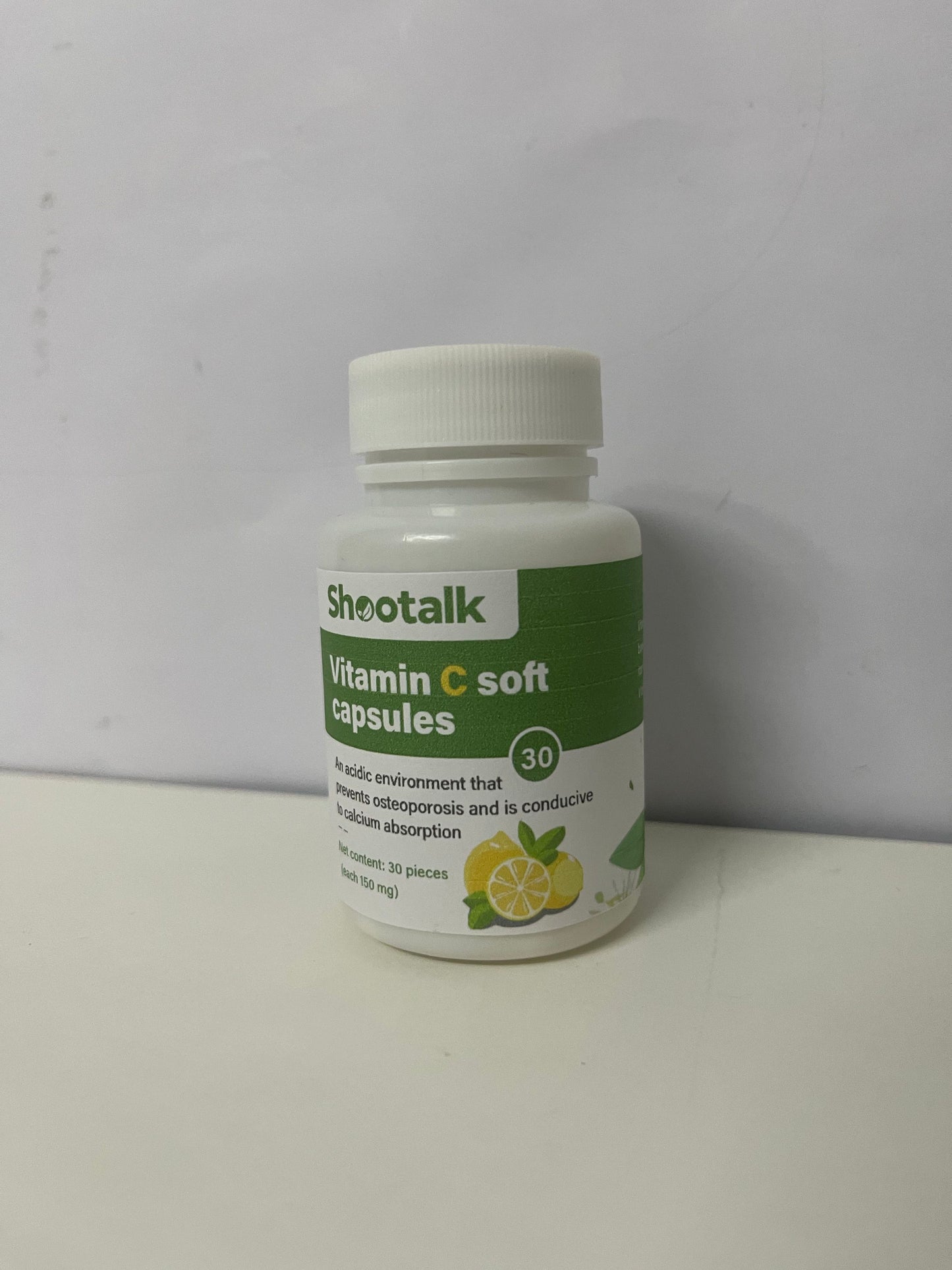 [Shootalk Vitamins]——Shootalk Vitamin C Softgels, 30 Count, Daily Immune Support