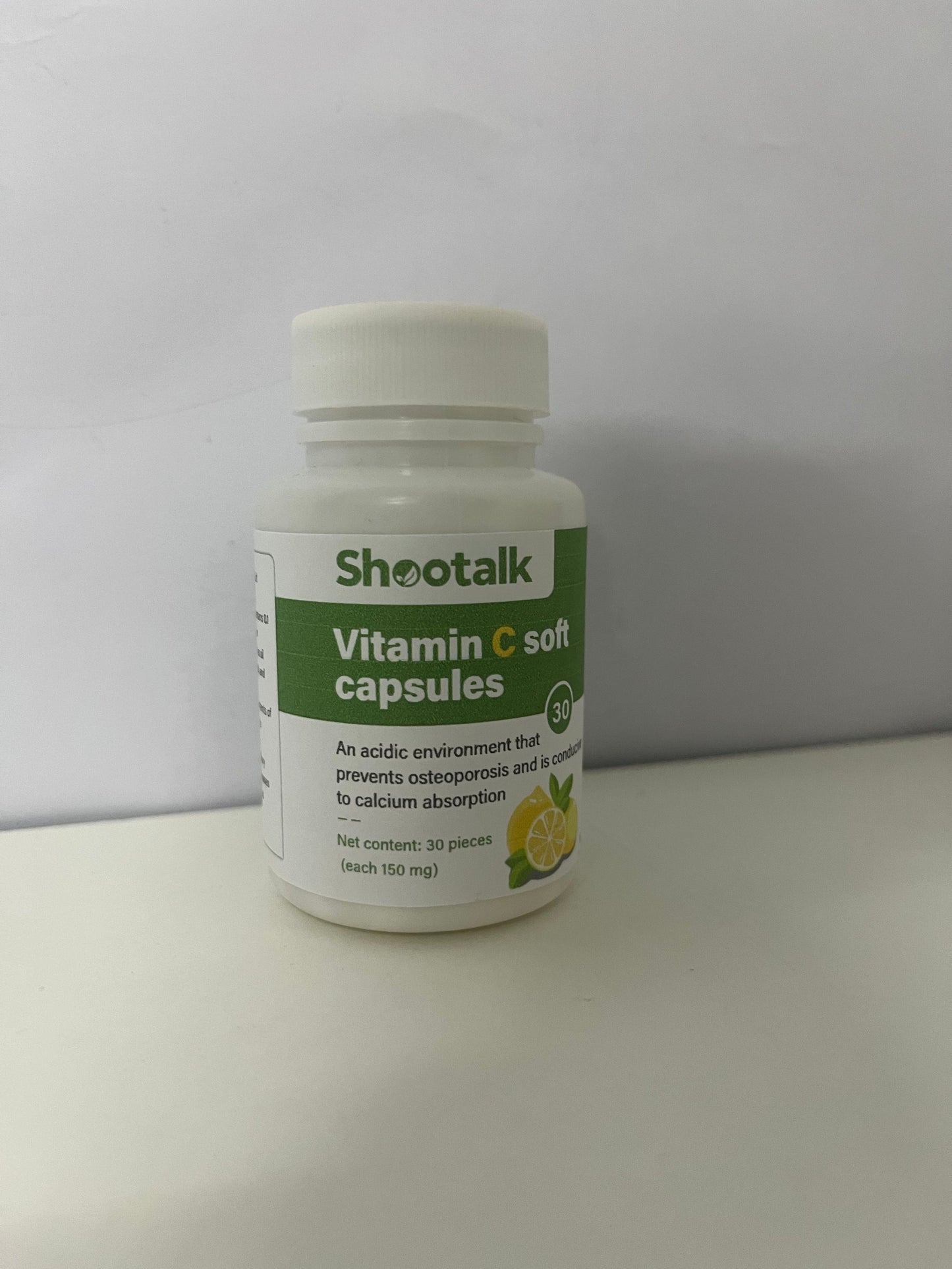 [Shootalk Vitamins]——Shootalk Vitamin C Softgels, 30 Count, Daily Immune Support