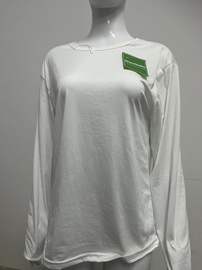 [Shootbaby T-shirts]——Shootbaby Basic 100% Cotton Long-Sleeve T-Shirt - Loose-Fit Versatile Layering Top