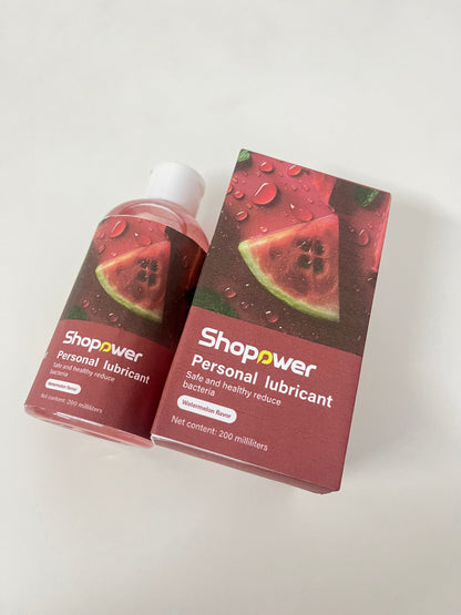 Shopower Watermelon-Flavored Personal Lubricant Hydrating & Silky Safe & Bacteriostatic A Gentle Aid for Intimate Moments