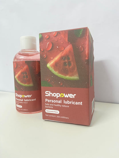 Shopower Watermelon-Flavored Personal Lubricant Hydrating & Silky Safe & Bacteriostatic A Gentle Aid for Intimate Moments