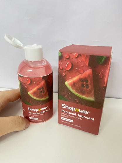 Shopower Watermelon-Flavored Personal Lubricant Hydrating & Silky Safe & Bacteriostatic A Gentle Aid for Intimate Moments