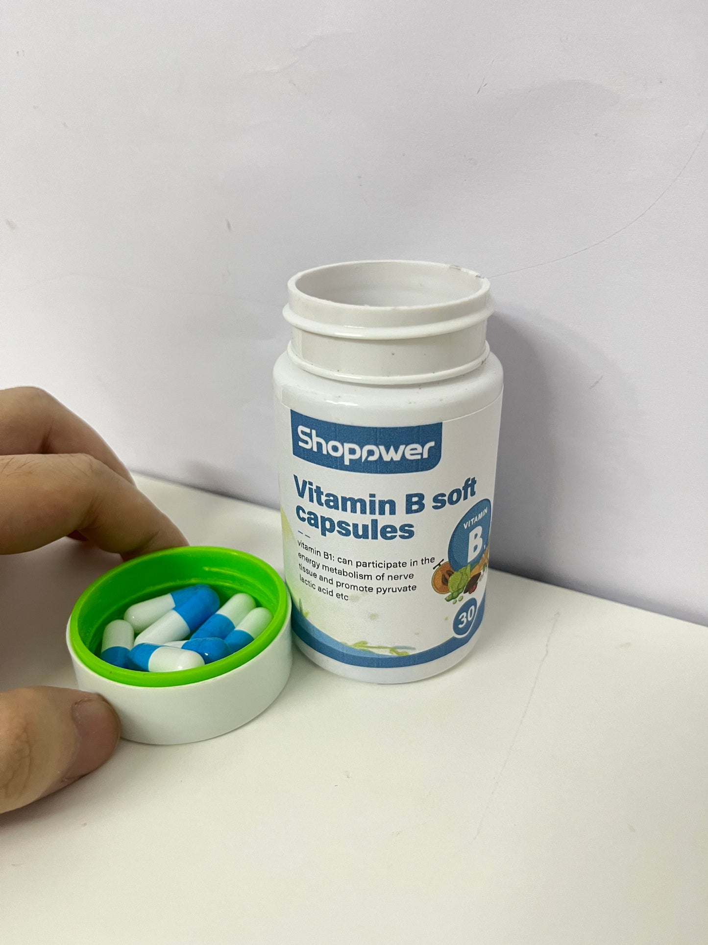 【Shopower Vitamin B Soft Capsules】—— Targeted Nutritional Support for Daily Energy