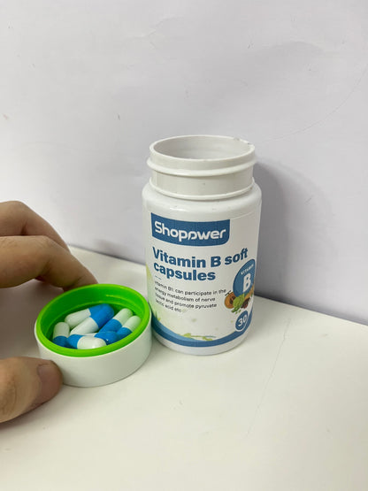 【Shopower Vitamin B Soft Capsules】—— Targeted Nutritional Support for Daily Energy