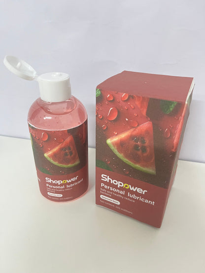 Shopower Watermelon-Flavored Personal Lubricant Hydrating & Silky Safe & Bacteriostatic A Gentle Aid for Intimate Moments
