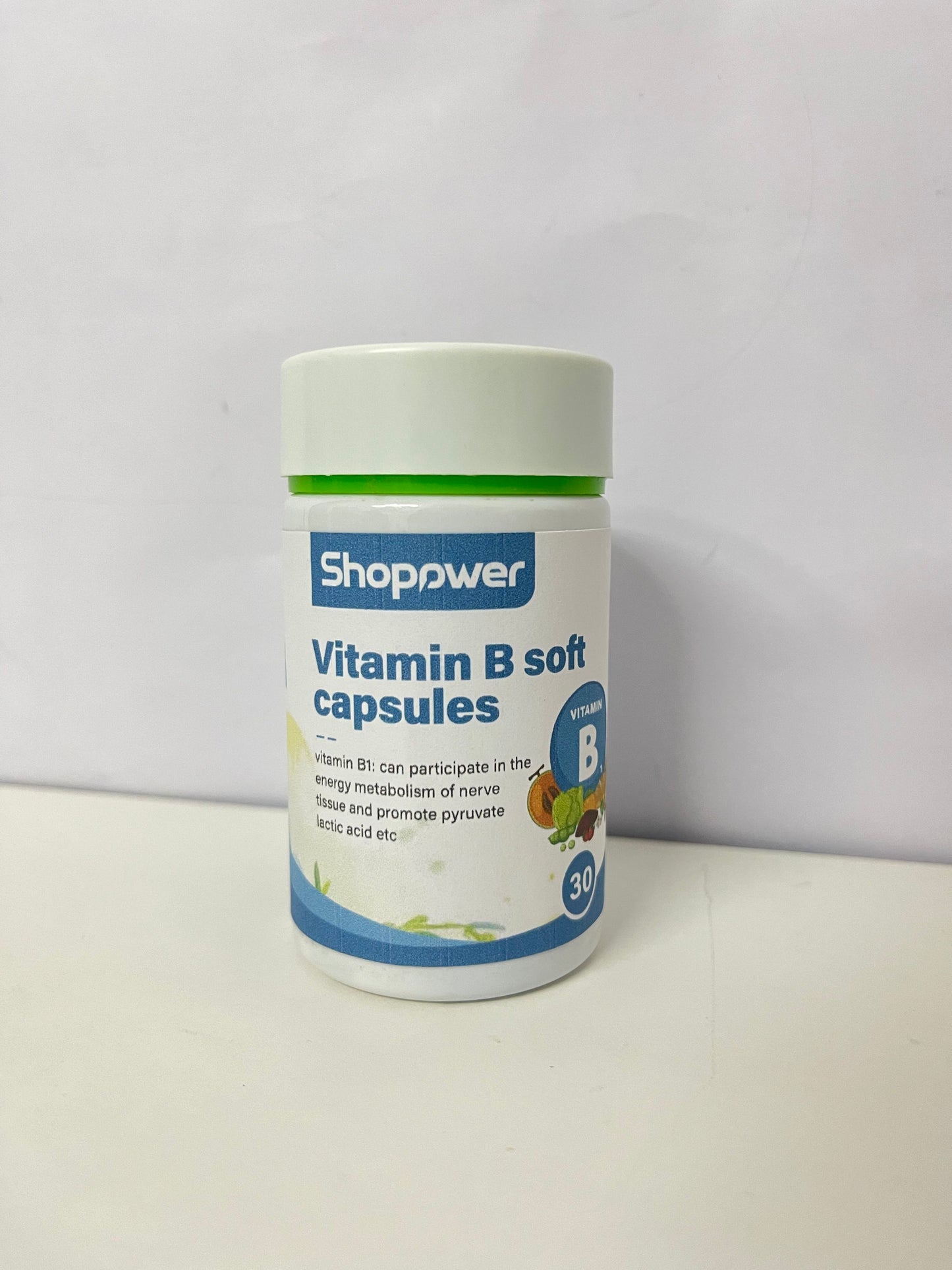 【Shopower Vitamin B Soft Capsules】—— Targeted Nutritional Support for Daily Energy
