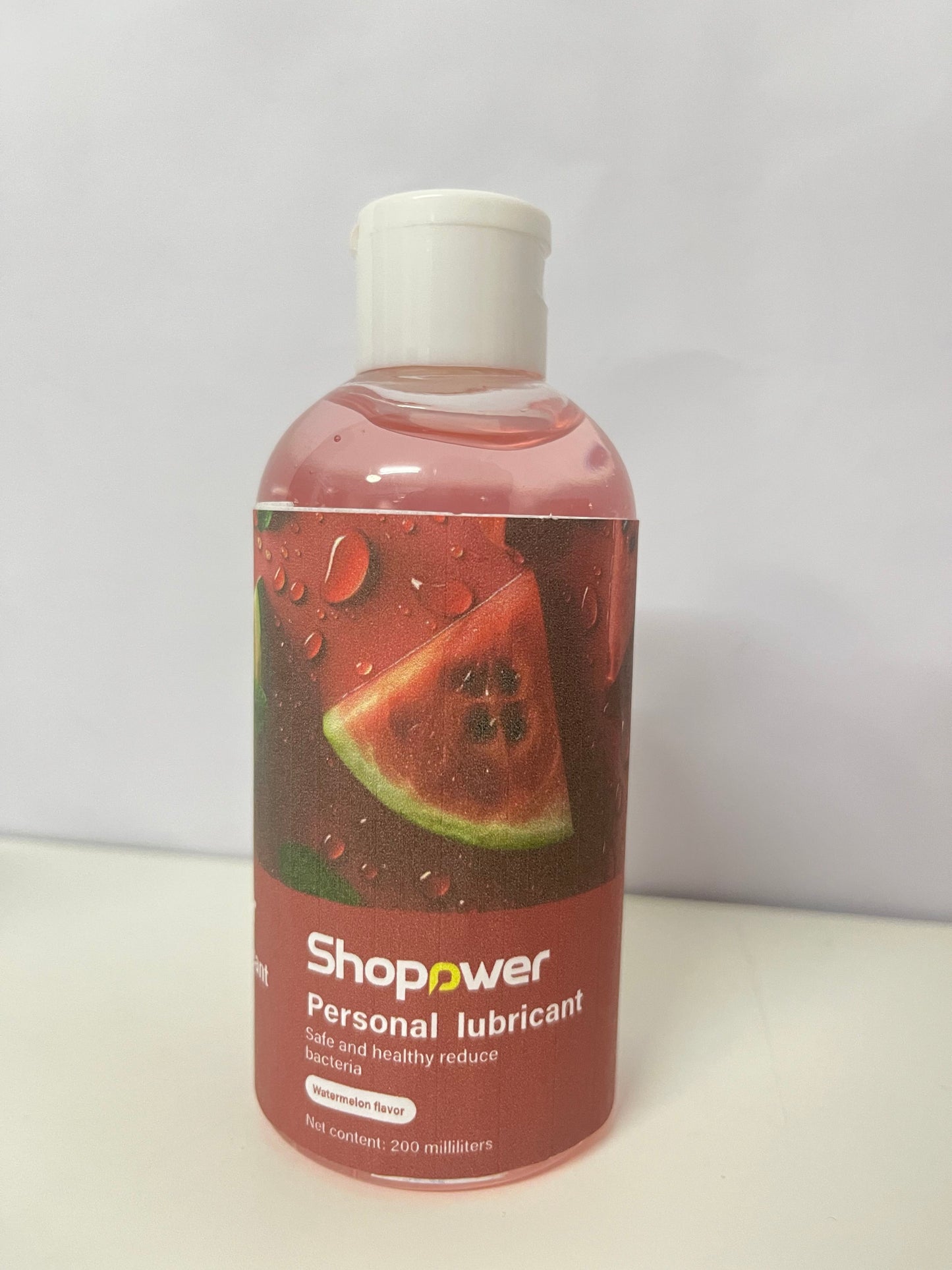 Shopower Watermelon-Flavored Personal Lubricant Hydrating & Silky Safe & Bacteriostatic A Gentle Aid for Intimate Moments