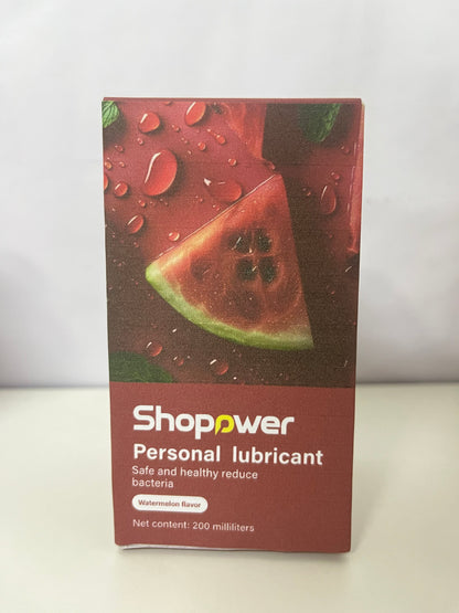Shopower Watermelon-Flavored Personal Lubricant Hydrating & Silky Safe & Bacteriostatic A Gentle Aid for Intimate Moments