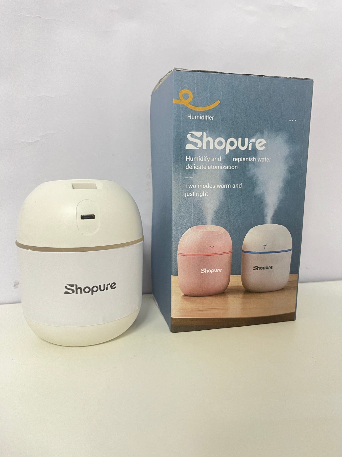 【Shopure Portable Dual-Mode Humidifier】—— Gentle Hydration for Cozy Spaces