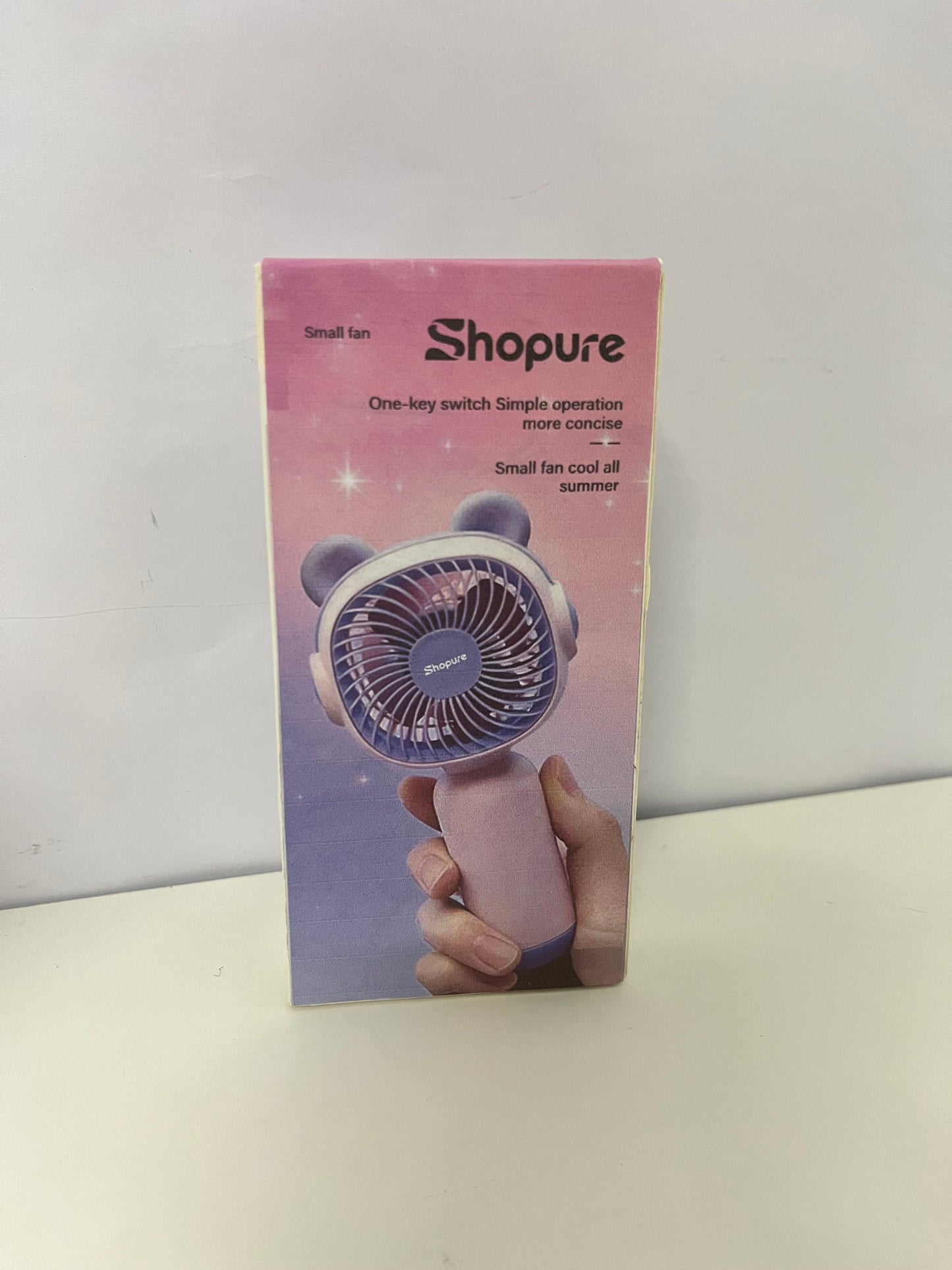 【Shopure Portable Handheld Electric Fan】—— Cute & Cool Companion for Summer Days