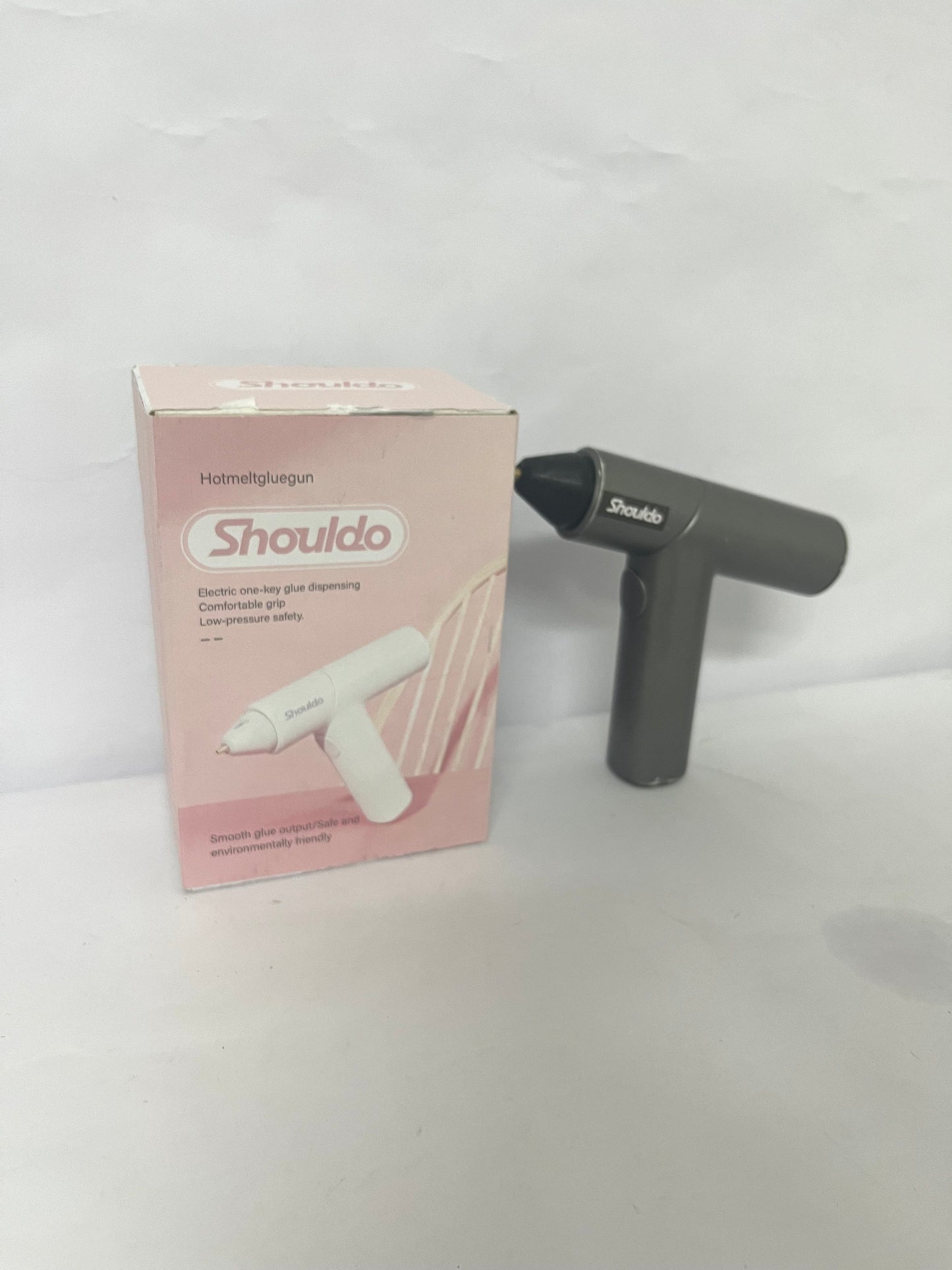 Shouldo Professional High-Temperature 220 Watt Heavy-Duty Full-Size Hot Glue Gun - Ideal for Industrial Applications, Construction, Package Sealing
