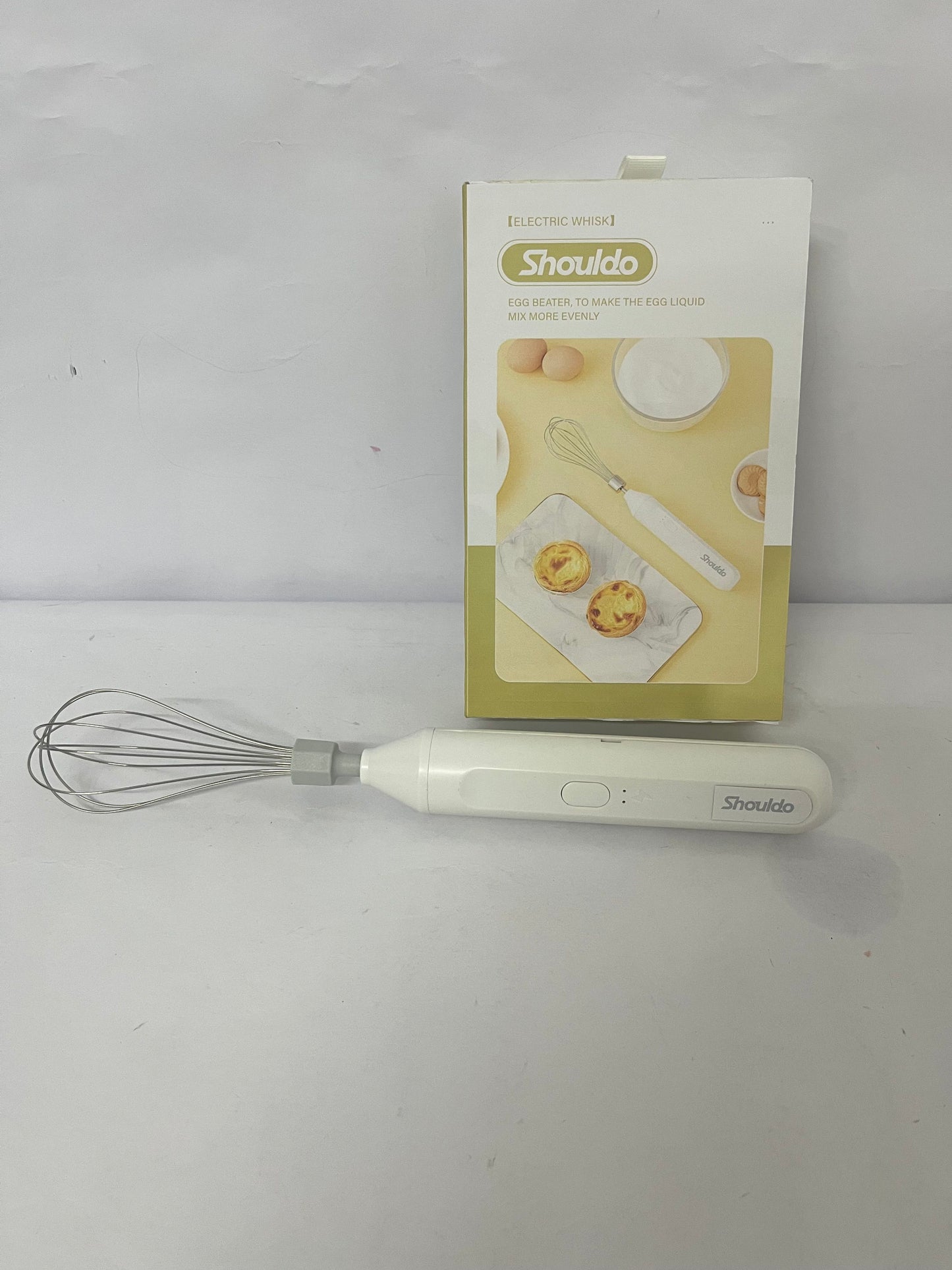 Shouldo USB Rechargable Handheld Eggs Beater Cordless Electric Food Mixers Detachable Milk Frothers Kitchen Tool