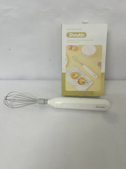 Shouldo USB Rechargable Handheld Eggs Beater Cordless Electric Food Mixers Detachable Milk Frothers Kitchen Tool