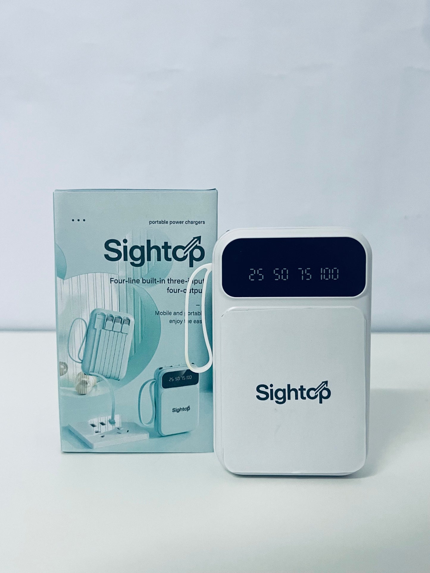 Sightop 4-in-1 Portable Power Bank: Your All-Round Charging Companion