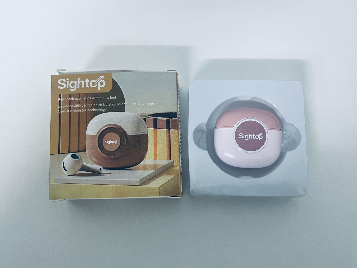 Sightop Retro-Style True Wireless Bluetooth Earbuds: Double Enjoyment of Appearance & Sound Quality