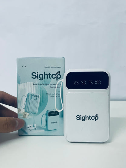 Sightop 4-in-1 Portable Power Bank: Your All-Round Charging Companion