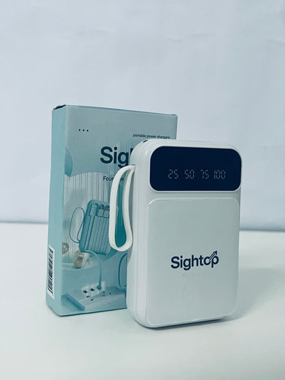 Sightop 4-in-1 Portable Power Bank: Your All-Round Charging Companion
