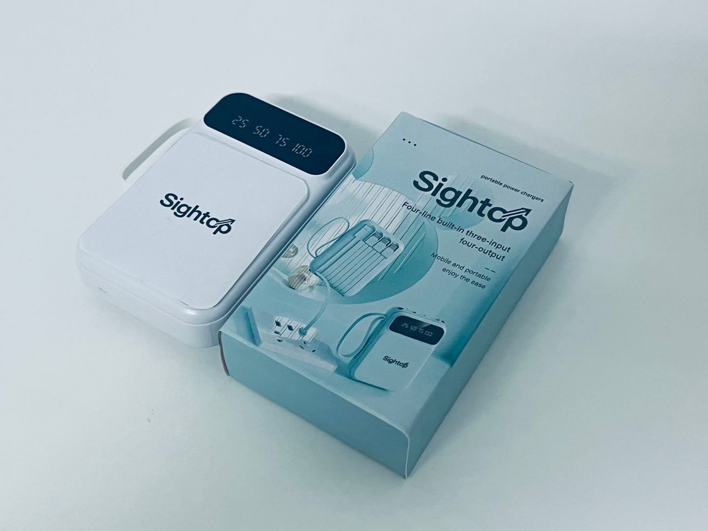 Sightop 4-in-1 Portable Power Bank: Your All-Round Charging Companion