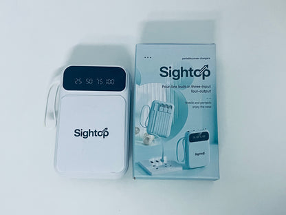 Sightop 4-in-1 Portable Power Bank: Your All-Round Charging Companion