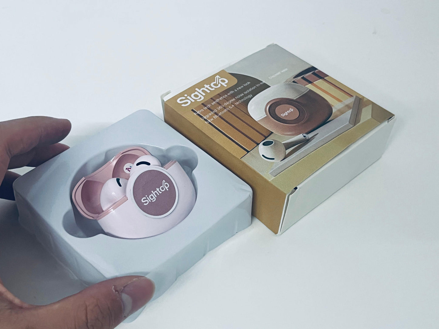 Sightop Retro-Style True Wireless Bluetooth Earbuds: Double Enjoyment of Appearance & Sound Quality