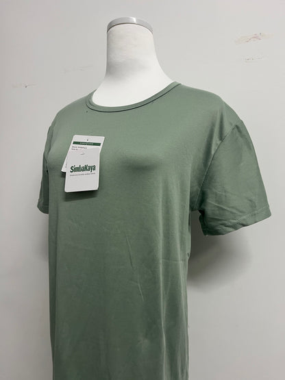 SimbaKaya Ice Silk Shirts for Men Short Sleeve Casual T-Shirt Men's Basic Tee Summer Quick Drying T-Shirt