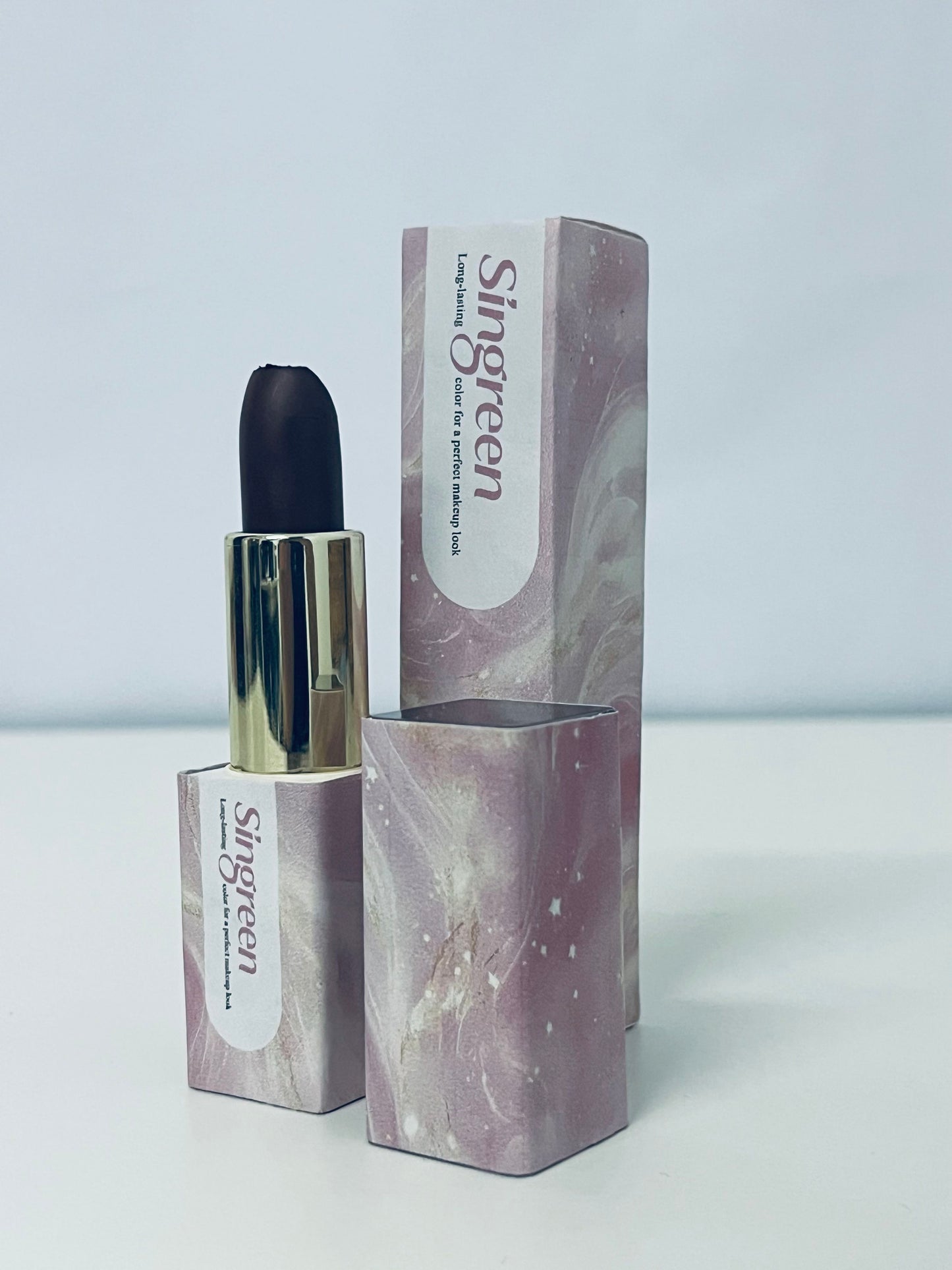 Singreen Temperature-Sensitive Color-Changing Black Lipstick - Long-Lasting Nourishing Lipstick