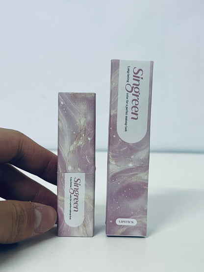 Singreen Temperature-Sensitive Color-Changing Black Lipstick - Long-Lasting Nourishing Lipstick