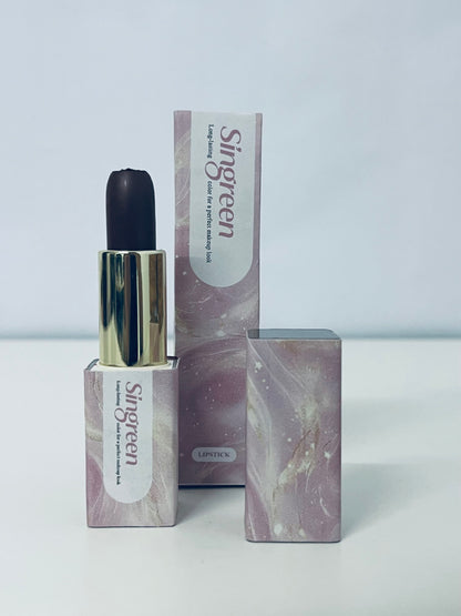 Singreen Temperature-Sensitive Color-Changing Black Lipstick - Long-Lasting Nourishing Lipstick