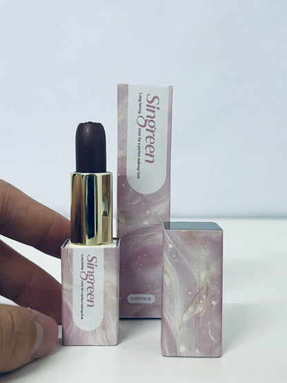 Singreen Temperature-Sensitive Color-Changing Black Lipstick - Long-Lasting Nourishing Lipstick