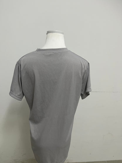 Sisterose T-Shirt - Gray Ribbed for Casual Modern Style