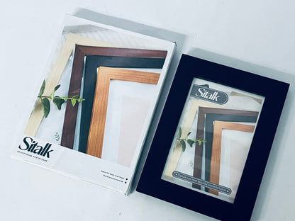 Sitalk 9x12 Picture Frame with Polished Plexiglass -  Use as 6x8 Frame with Mat or Display 9x12 Photo Without Mat - Picture Frames for Wall Display