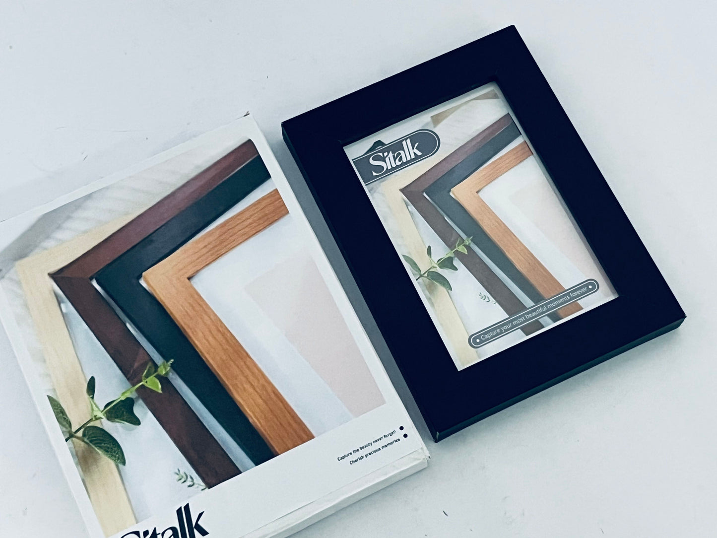 Sitalk 9x12 Picture Frame with Polished Plexiglass -  Use as 6x8 Frame with Mat or Display 9x12 Photo Without Mat - Picture Frames for Wall Display