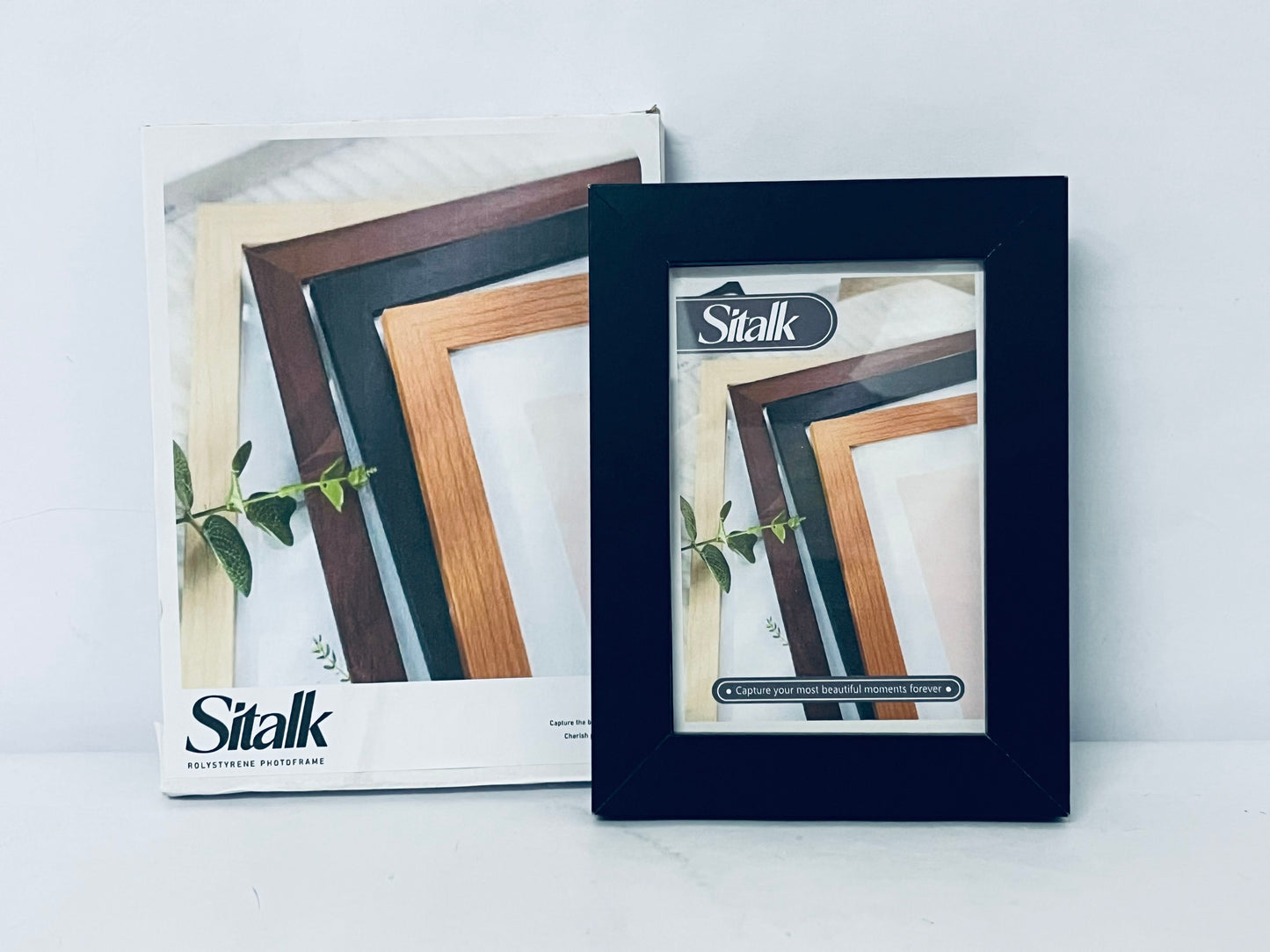 Sitalk 9x12 Picture Frame with Polished Plexiglass -  Use as 6x8 Frame with Mat or Display 9x12 Photo Without Mat - Picture Frames for Wall Display
