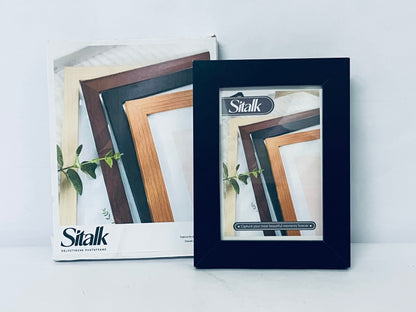 Sitalk 9x12 Picture Frame with Polished Plexiglass -  Use as 6x8 Frame with Mat or Display 9x12 Photo Without Mat - Picture Frames for Wall Display