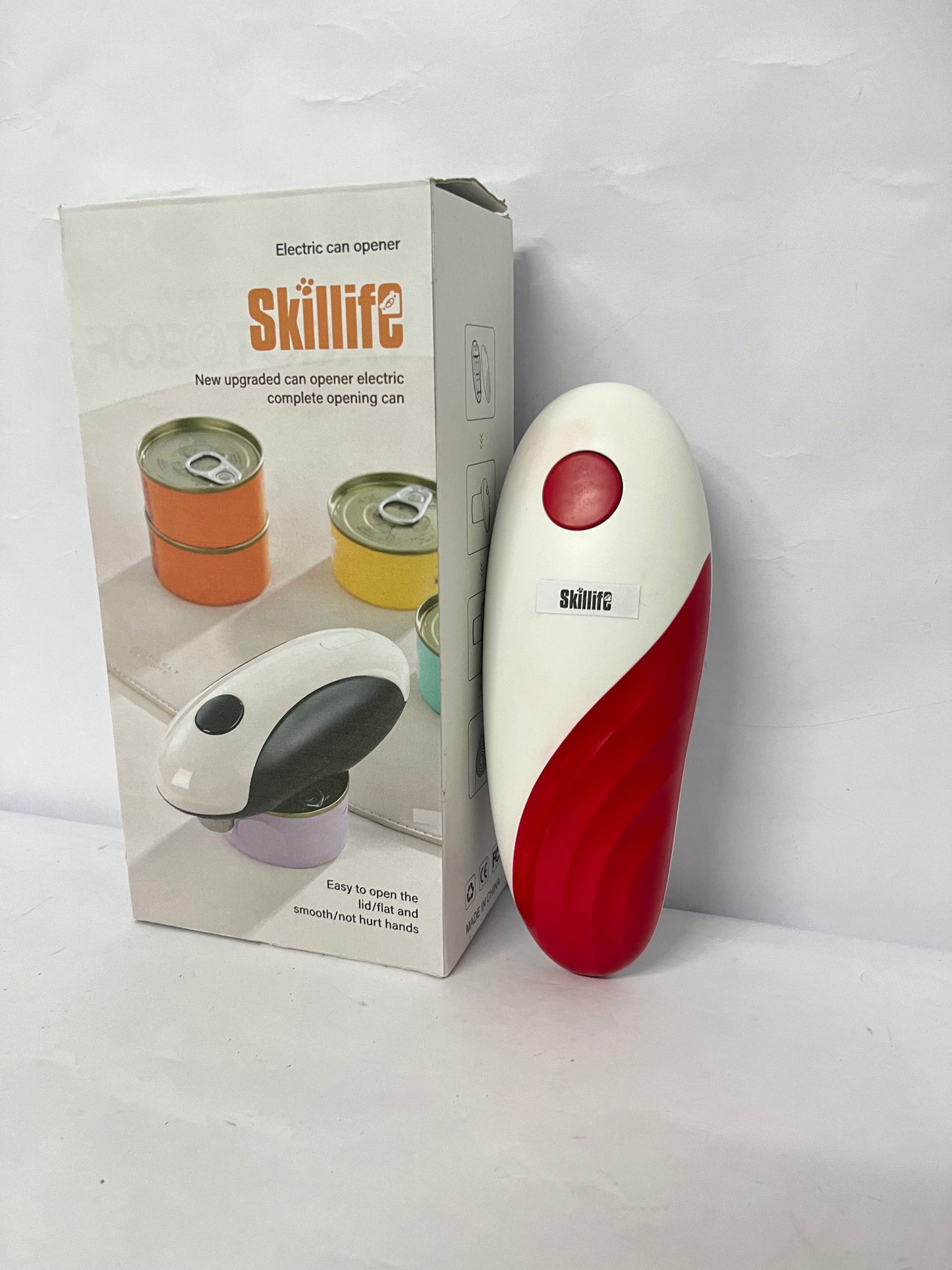 Skillife Electric Can Opener, New Upgraded Automatic Can Opener, Safe & Effortless, A Must-Have for Easy Kitchen Can Opening