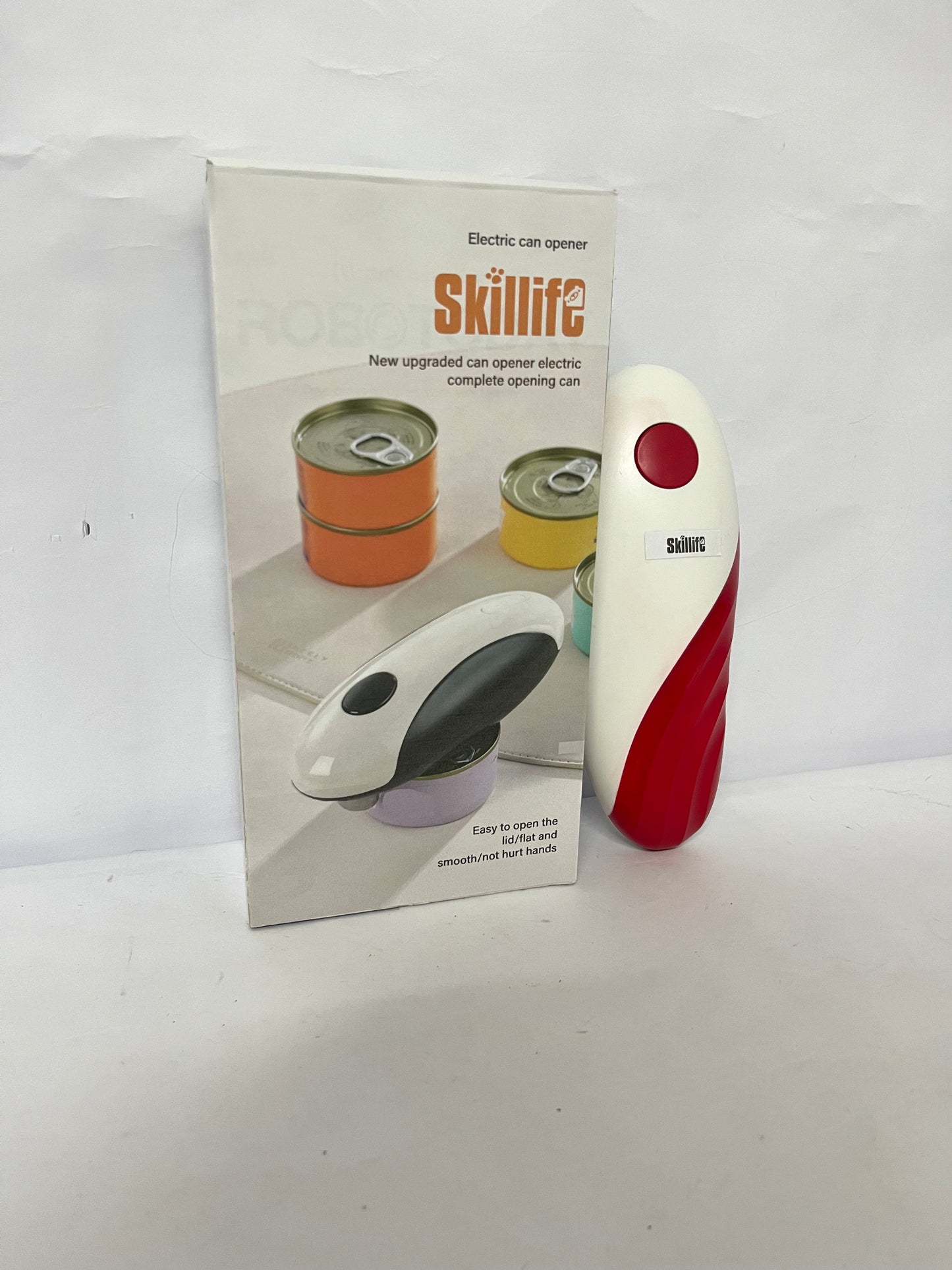Skillife Electric Can Opener, New Upgraded Automatic Can Opener, Safe & Effortless, A Must-Have for Easy Kitchen Can Opening
