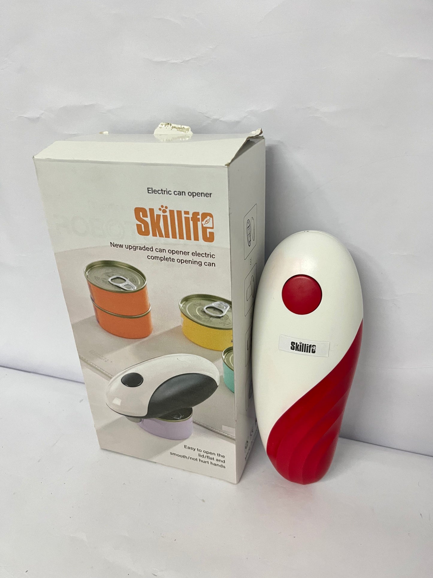 Skillife Electric Can Opener, New Upgraded Automatic Can Opener, Safe & Effortless, A Must-Have for Easy Kitchen Can Opening
