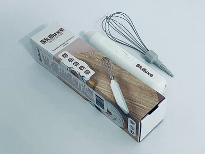 Skilluxe Electric milk frothers Cordless Hand Mixer with Whisk and Forther Wand,Electric Whisk, Milk Frother,Coffee Frother, Whisks for Cooking,Handheld Frother